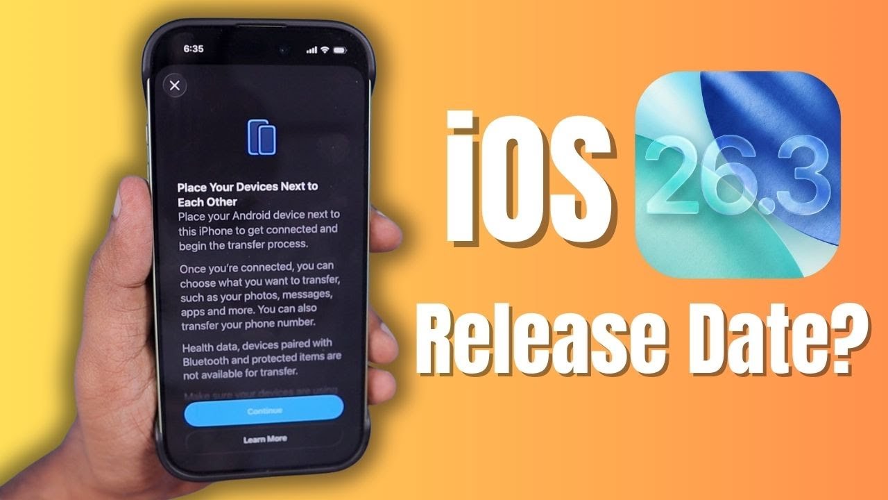 iOS 26.3 RELEASE Date | New Features & Bug Fixes!