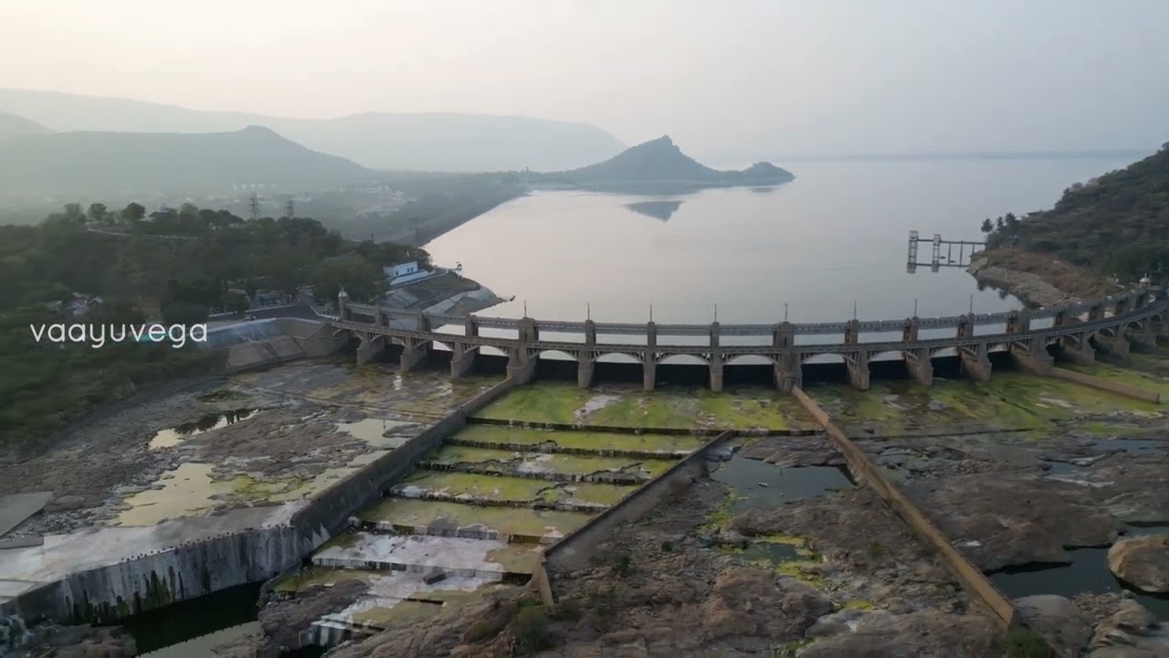 Mettur Dam  Drone View | DJI 4K | Tamilnadu