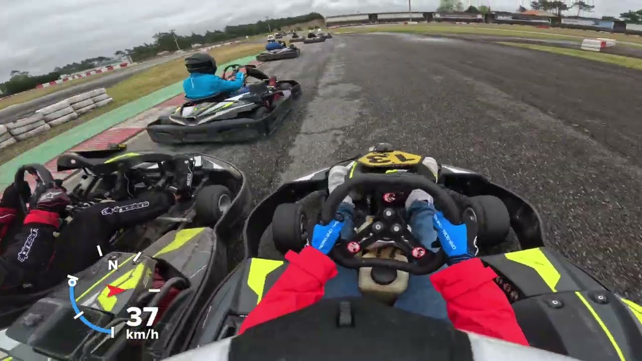 Kartódromo de Viana do Castelo - Corrida com pista molhada