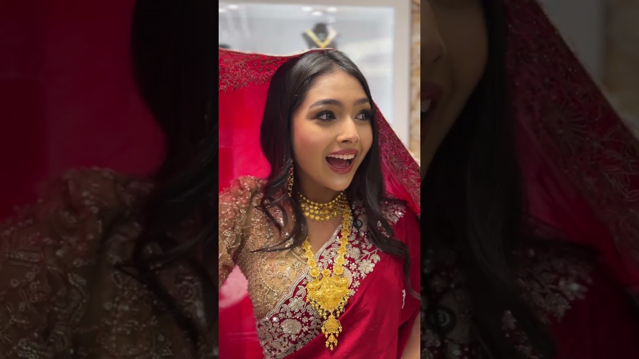 সানজিদাকে আজকে পুরাই নতুন বউ লাগছে || Jewellry  New Angosaj Jewellers  #jewellery #sanjida_snigdhaa