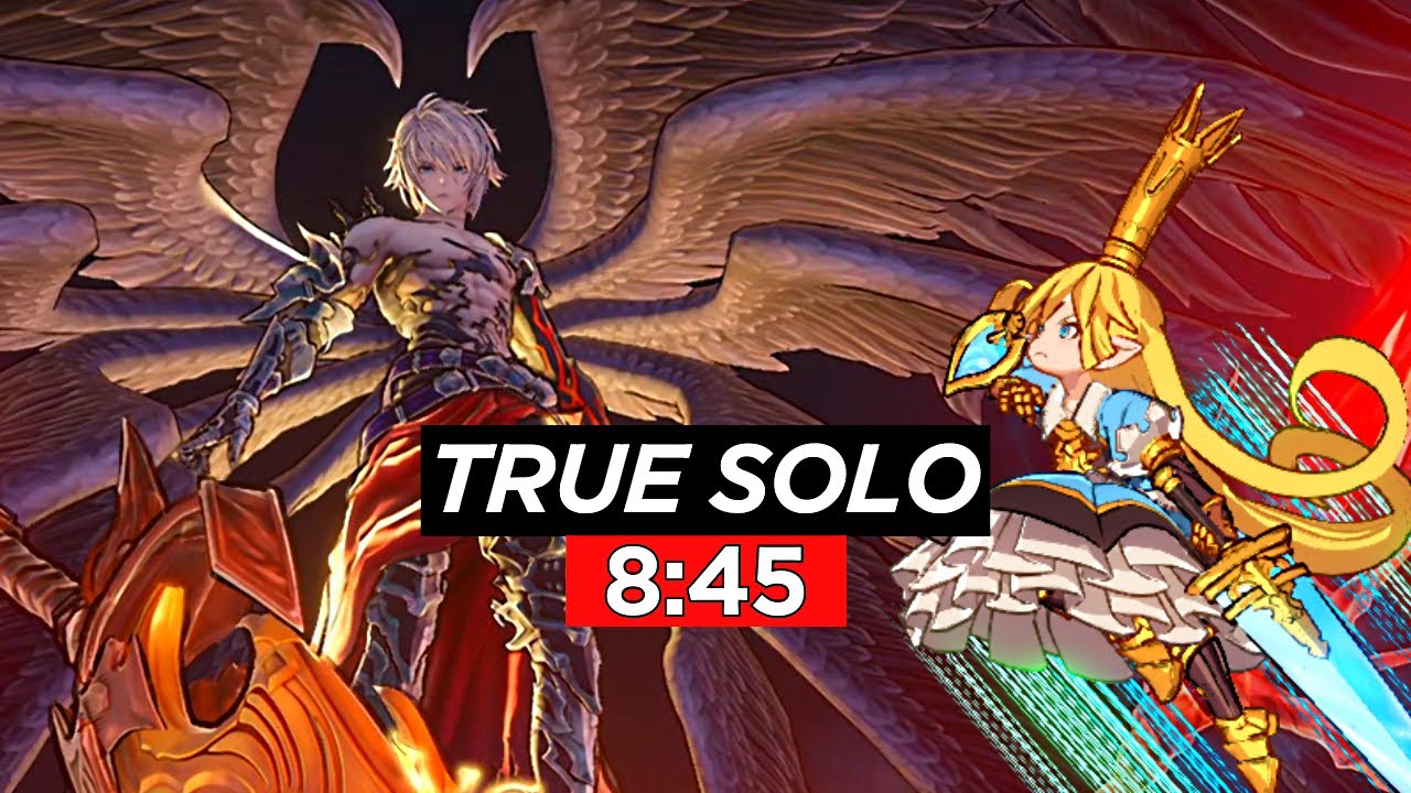 Lucilius soloed in under 9 mins by a Flying Potato (no AI) | Granblue Fantasy: Relink