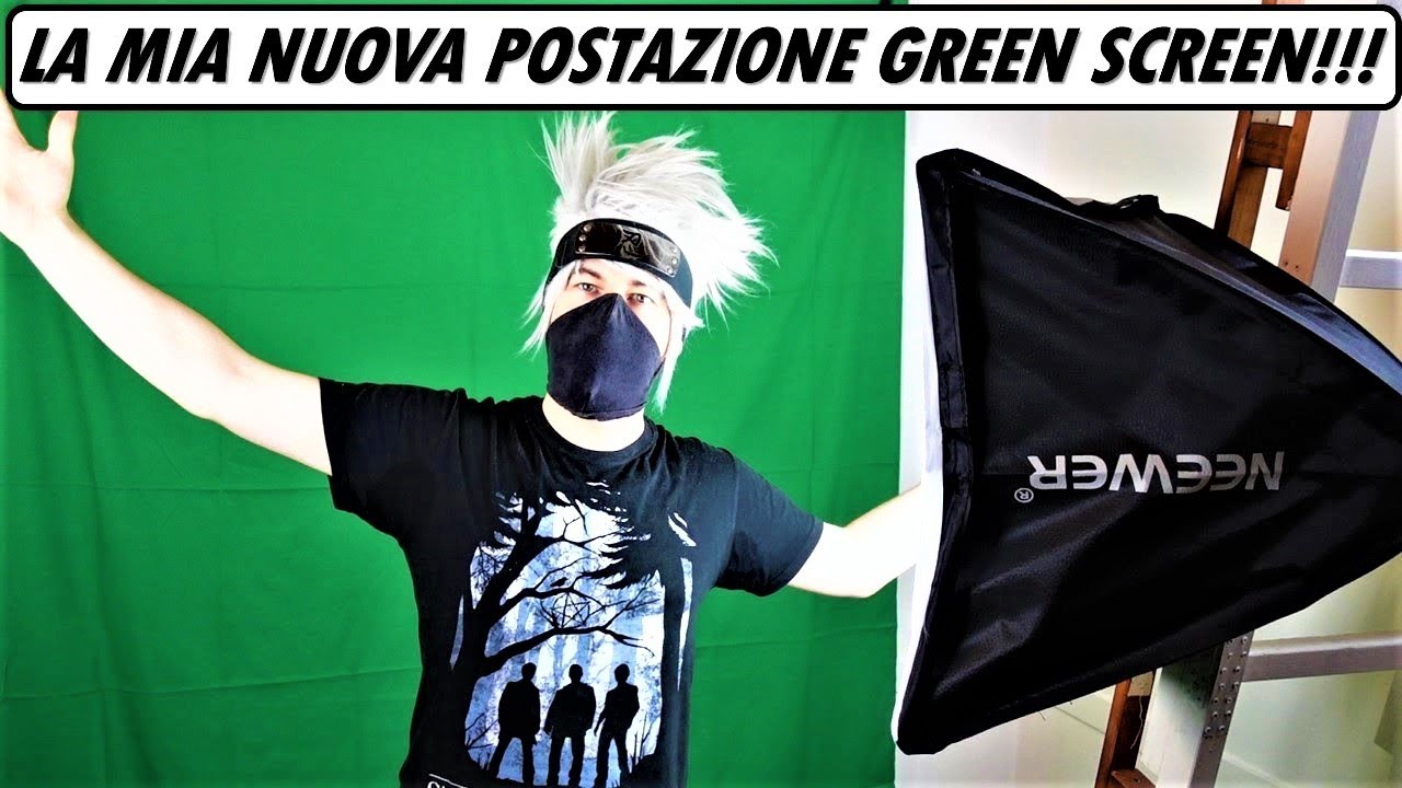 GREEN SCREEN TUTORIAL ITA come creare l' effetto green screen