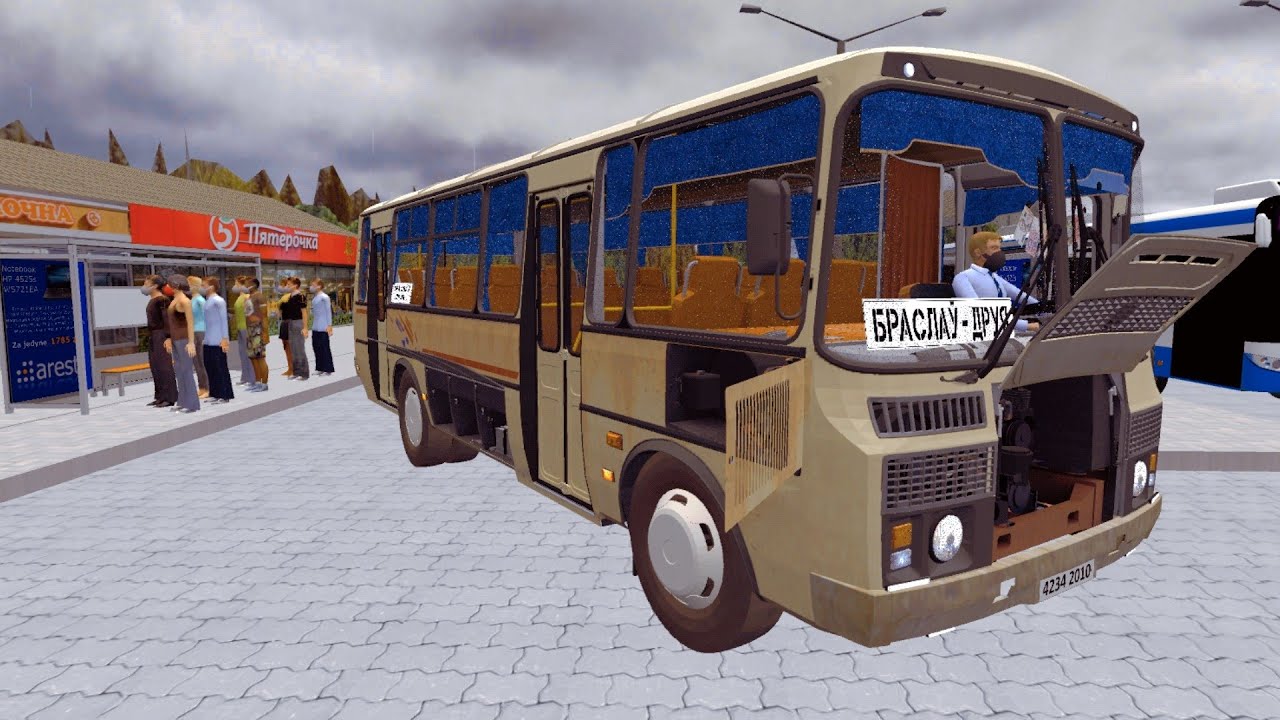 PBSU ПАЗ-4234 карта Барнаул