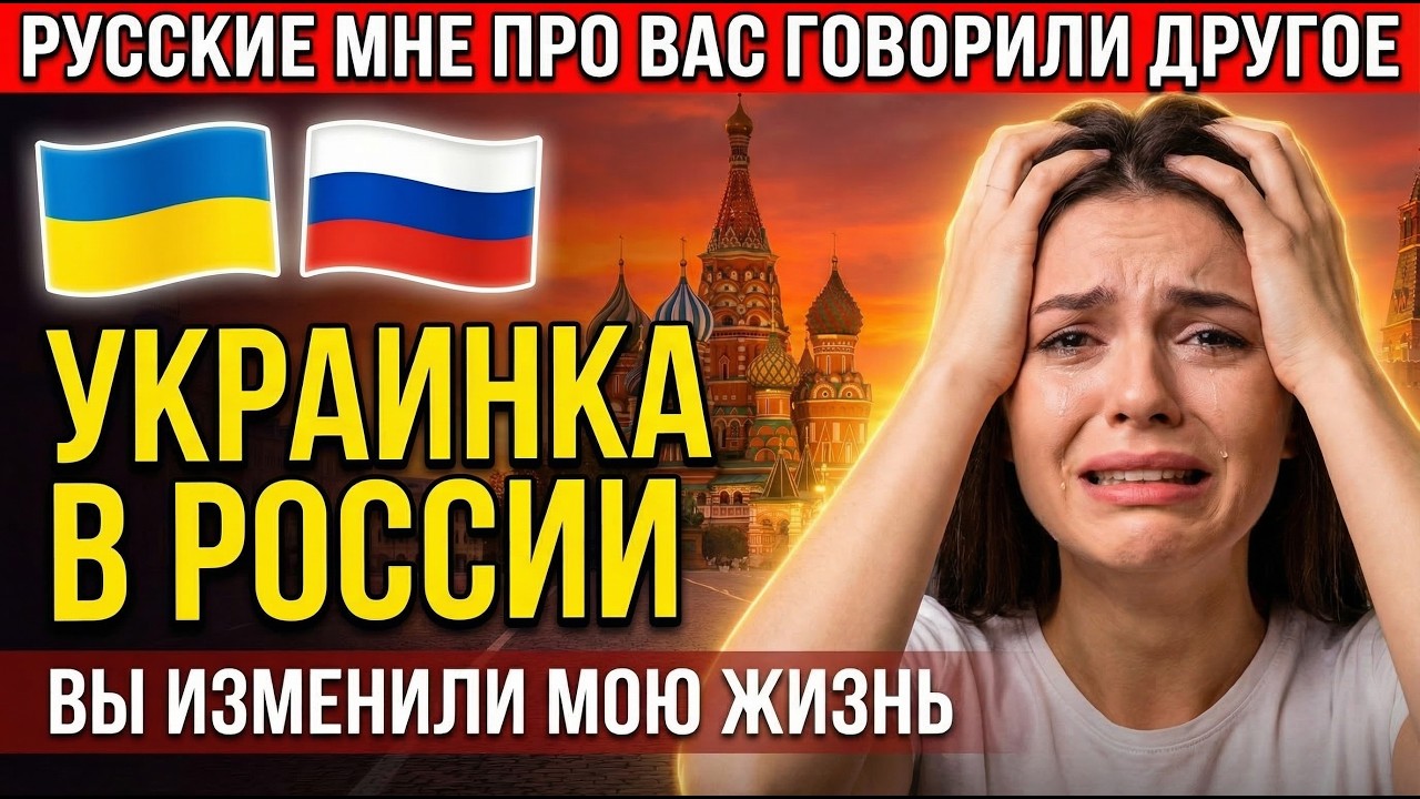 🇺🇦🇷🇺 Украинка бросила всё и уехала в Россию. 