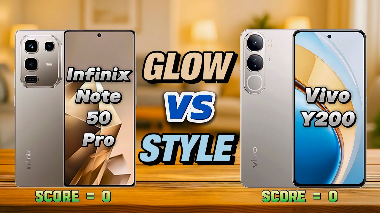 Infinix Note 50 Pro VS Vivo Y200 | Full Specs Comparison | Glow Vs Style