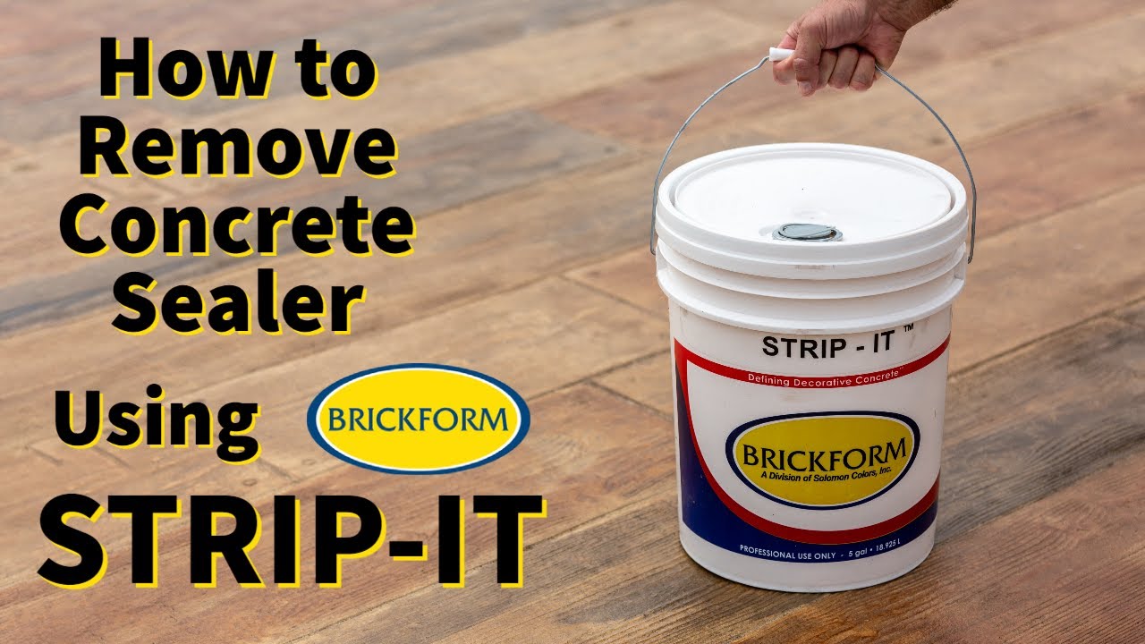 How to Remove Concrete Sealer with Strip-It™