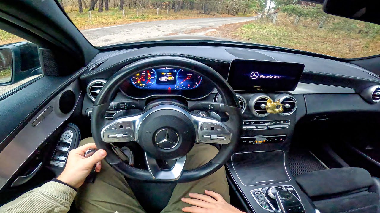 2020 Mercedes Benz C 220d AMG - POV TEST DRIVE