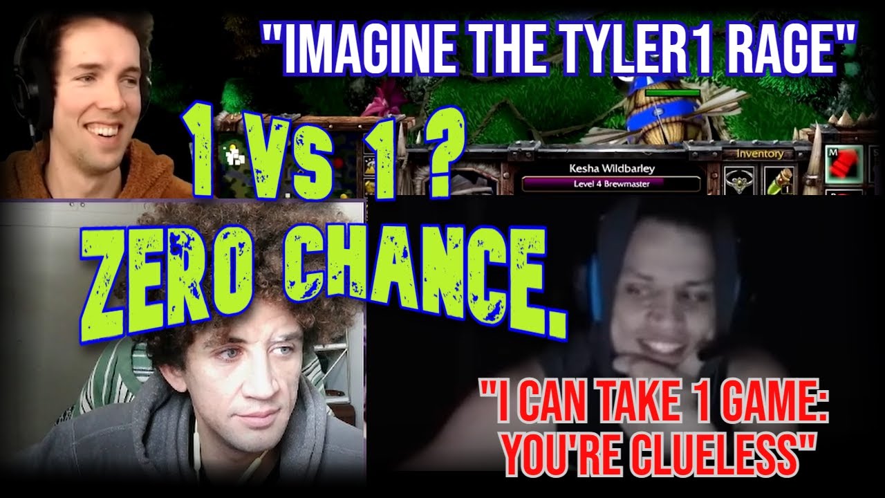 Tyler1 will never defeat Grubby in a Warcraft 3 1 vs 1.