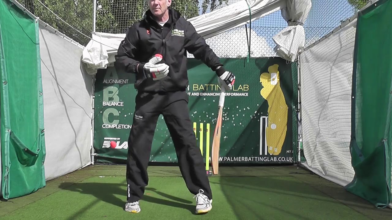 Gary Palmer talking about a more open batting technique.