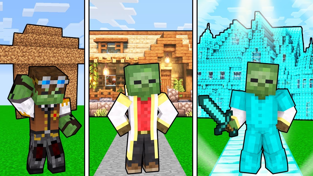 EVİMİ TOPRAK'tan ELMAS MEDENİYETİNE YÜKSELTTİM 💰 - Minecraft