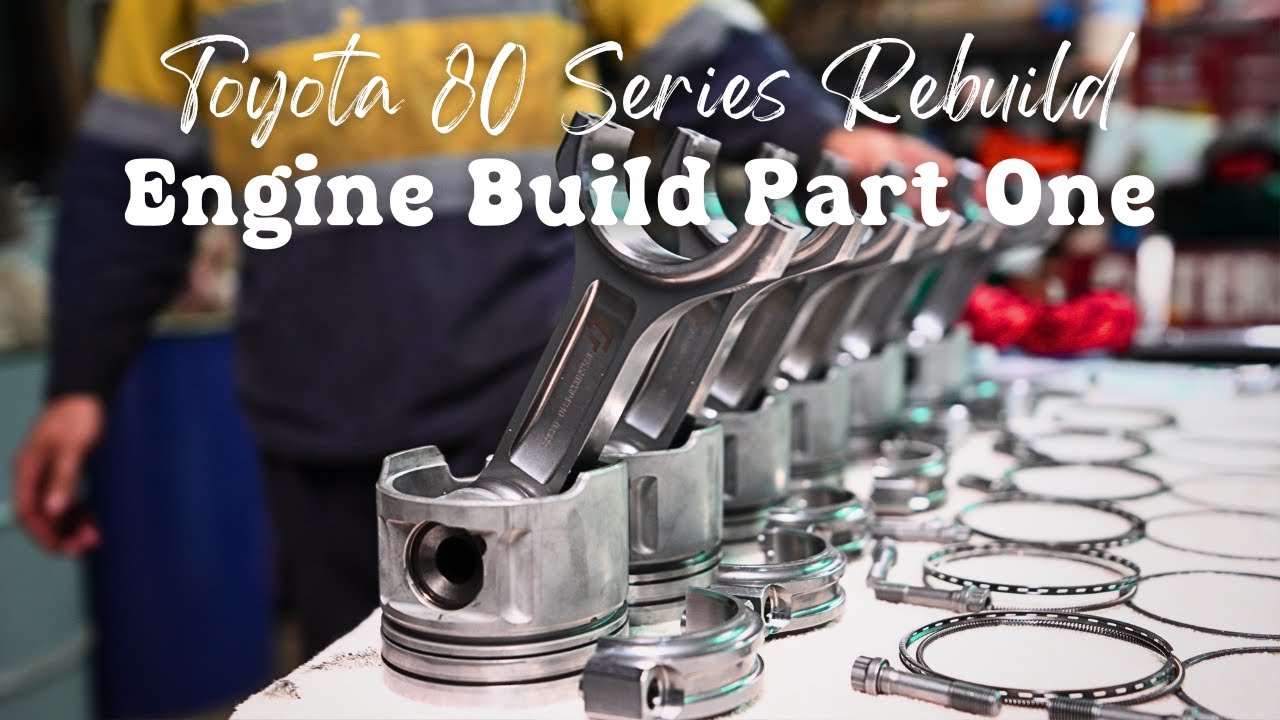 1HD-FTE Engine Build PART 1 - 80 SERIES LANDCRUISER REBUILD Ep.5