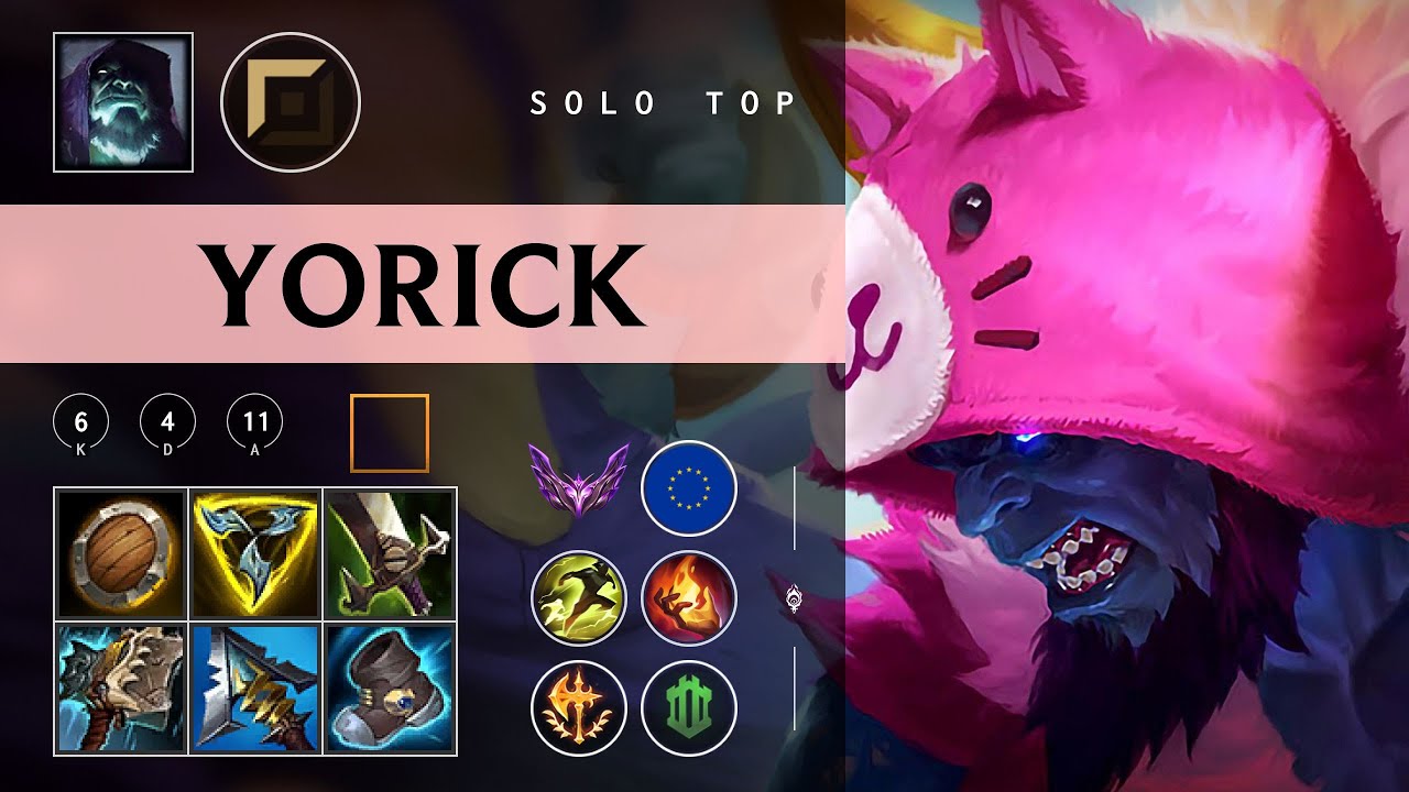 Yorick Top vs Lee Sin - EUW Master Patch 26.03