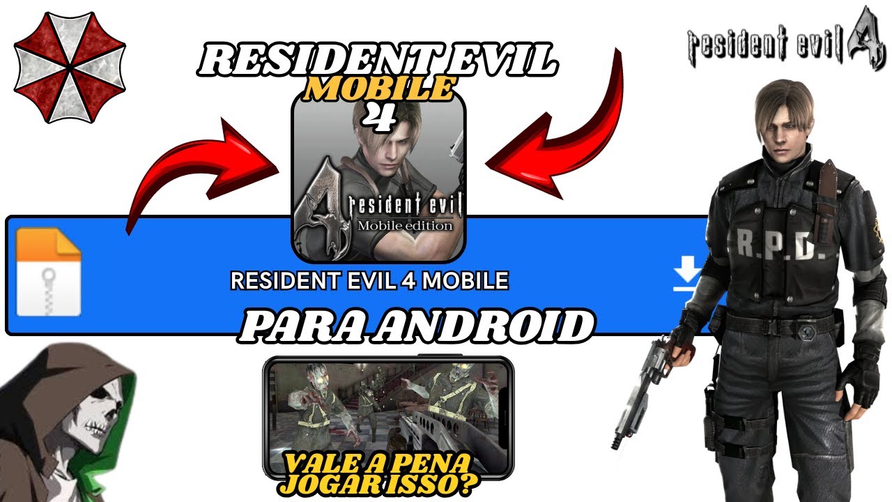 RESIDENT EVIL 4 MOBILE F&Atilde; GAME PARA ANDROID 2026 - &Eacute; RUIM NO CELULAR? OU JOG&Aacute;VEL? CONFERE NA REVIEW!