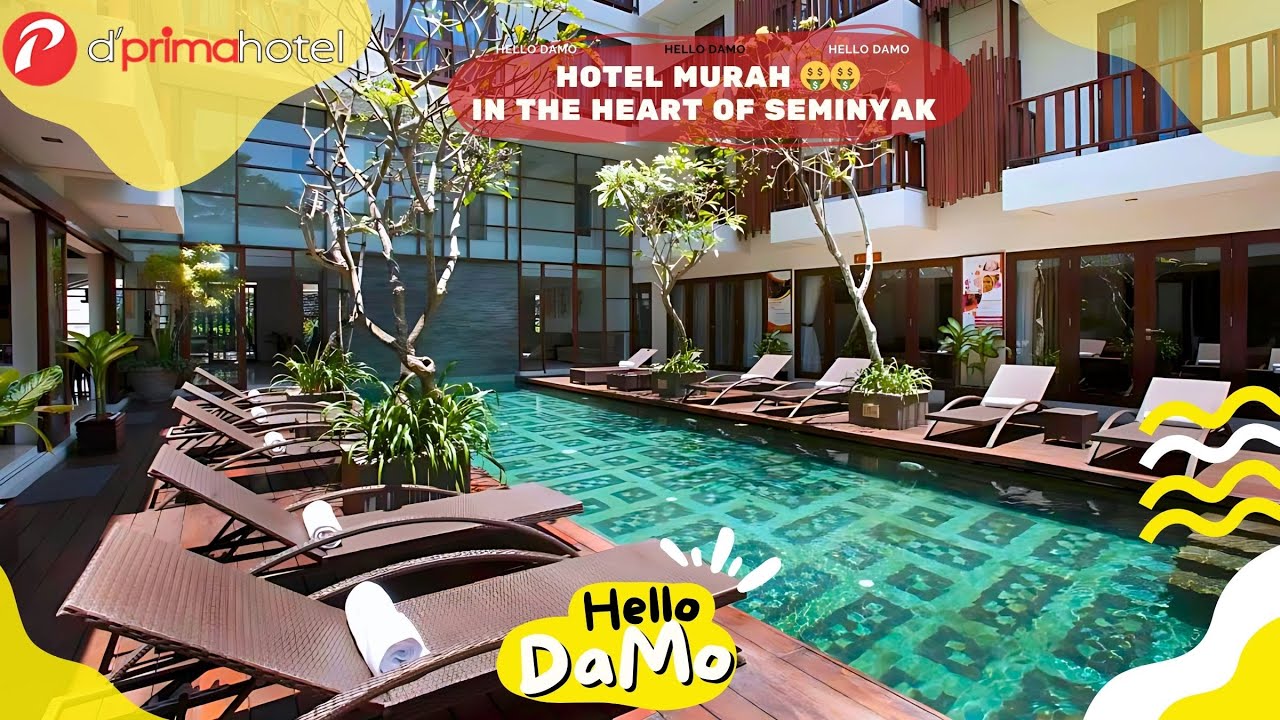 HOTEL BUDGET DI PUSAT SEMINYAK 😍 D Prima Hotel Seminyak Bali