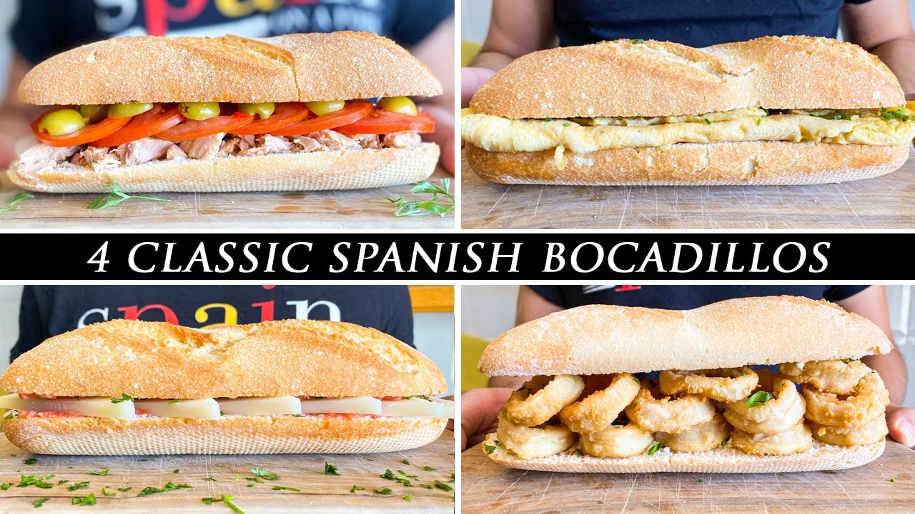 Famous Sandwiches from Spain | Making 4 Classic Spanish Bocadillos