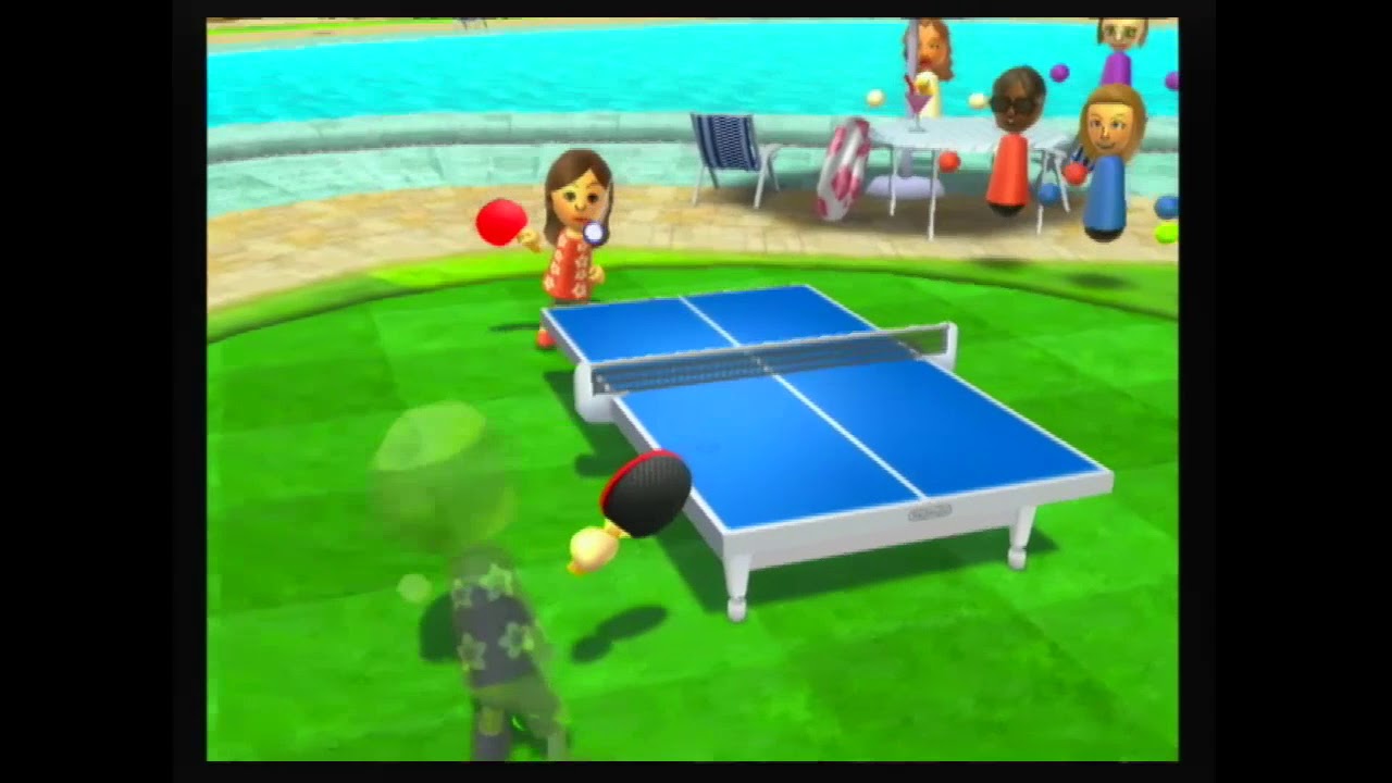 Wii Sports Resort - Table Tennis Match - Reaching Superstar Class