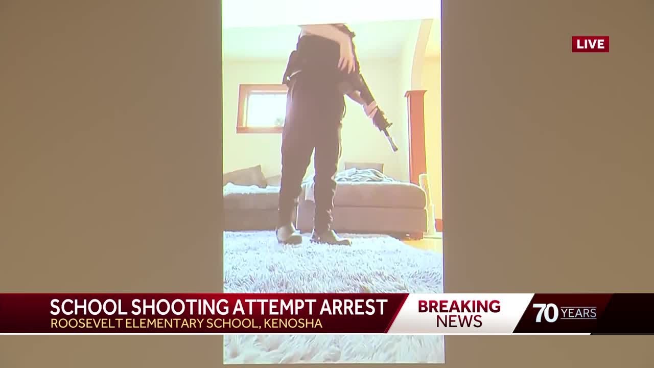 Kenosha school shooting attempt arrest