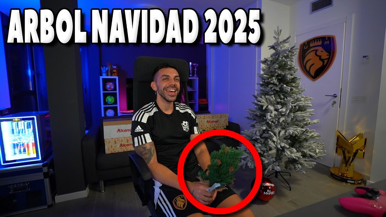 DjMaRiiO ENSEÑA su ARBOL de NAVIDAD 2025