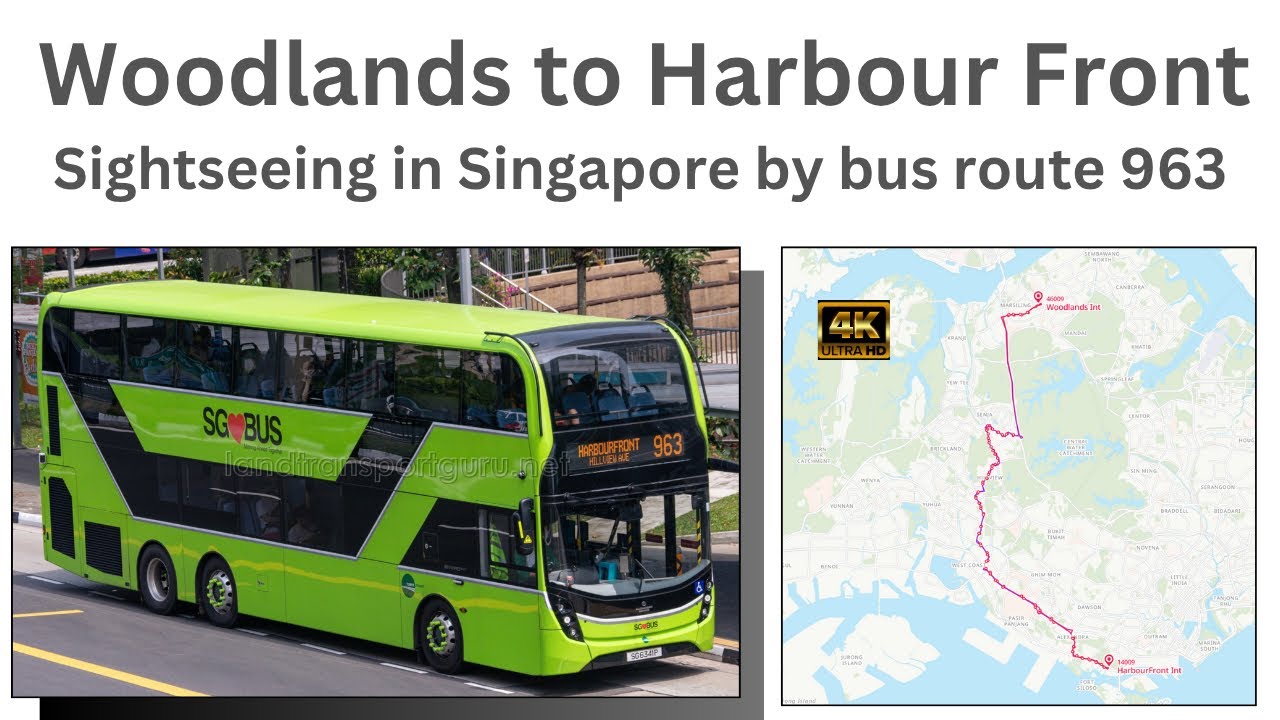 Bus route 963 - a perfect sightseeing trip in  Singapore
