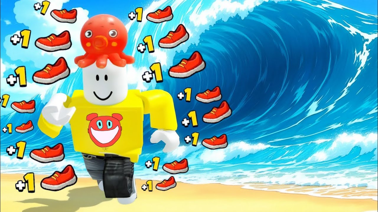 どんどんスピードが上がる世界で津波から脱出するロブロックス【 Roblox 】