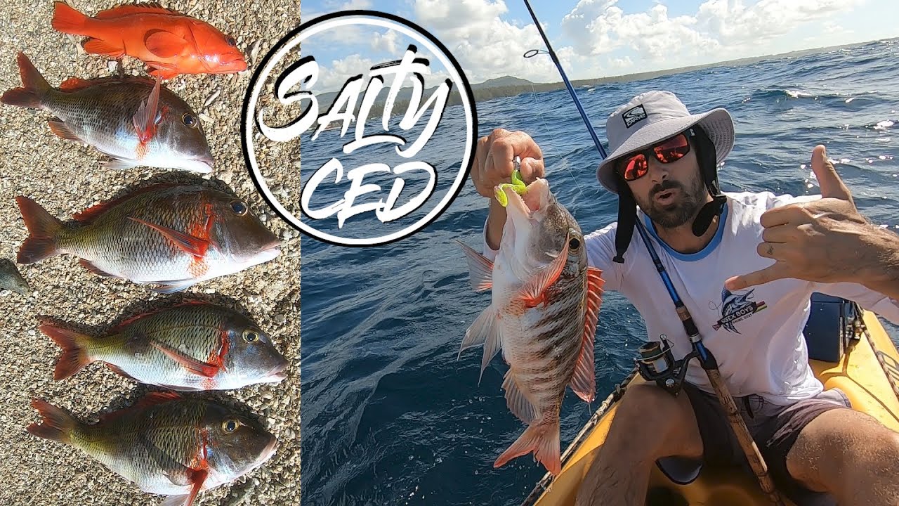 Kayak fishing out Pomponette channel