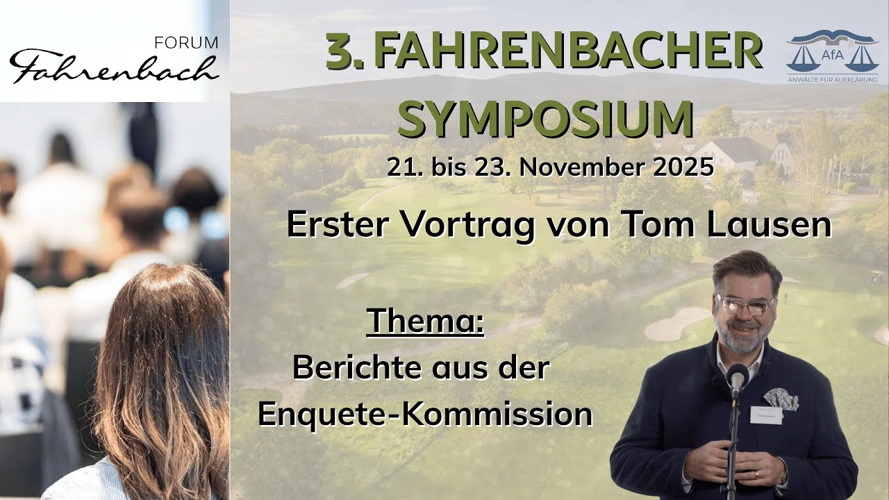Tom Lausen - Berichte aus der Enquete-Kommission