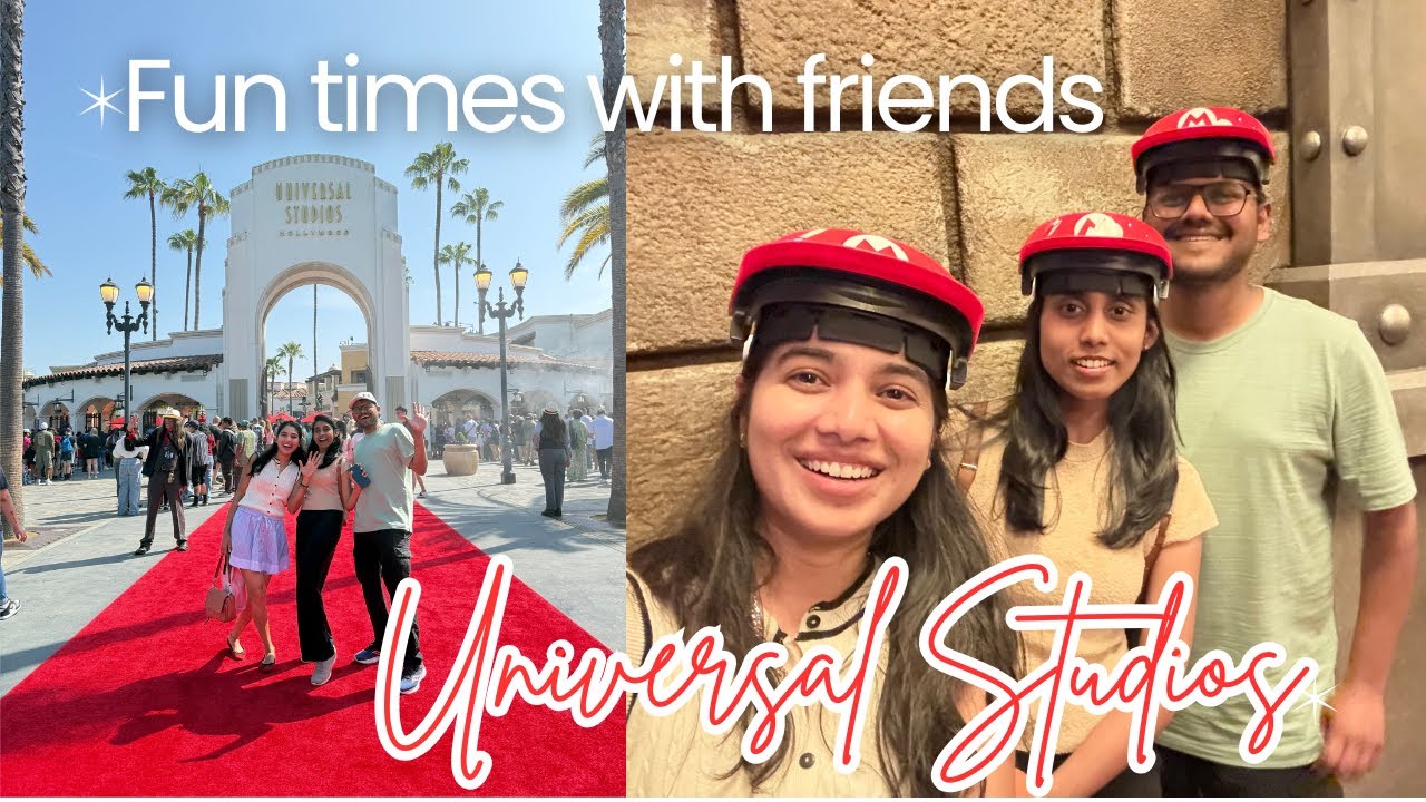 Universal Studios with Friends + Best LA Food Recs! 🍔🍵 | Found Best Matcha Spot in LA