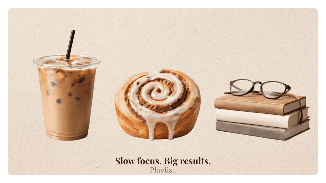 Slow focus. Big results. | cozy lofi study playlist