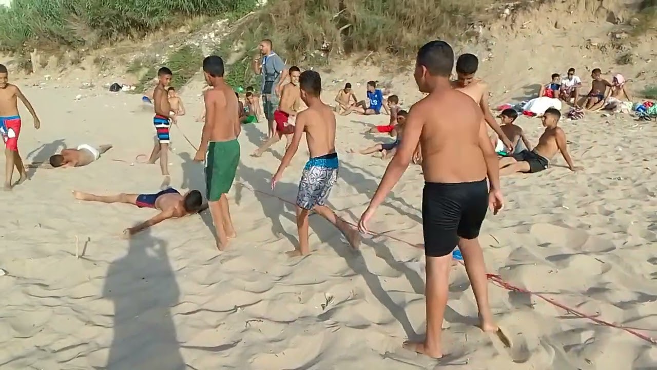 العاب الشاطئ المخيم ال26\جويلية2022