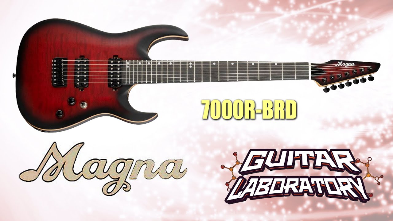 Электрогитара 7 струн Magna 7000R || Мощные датчики для яркой игры