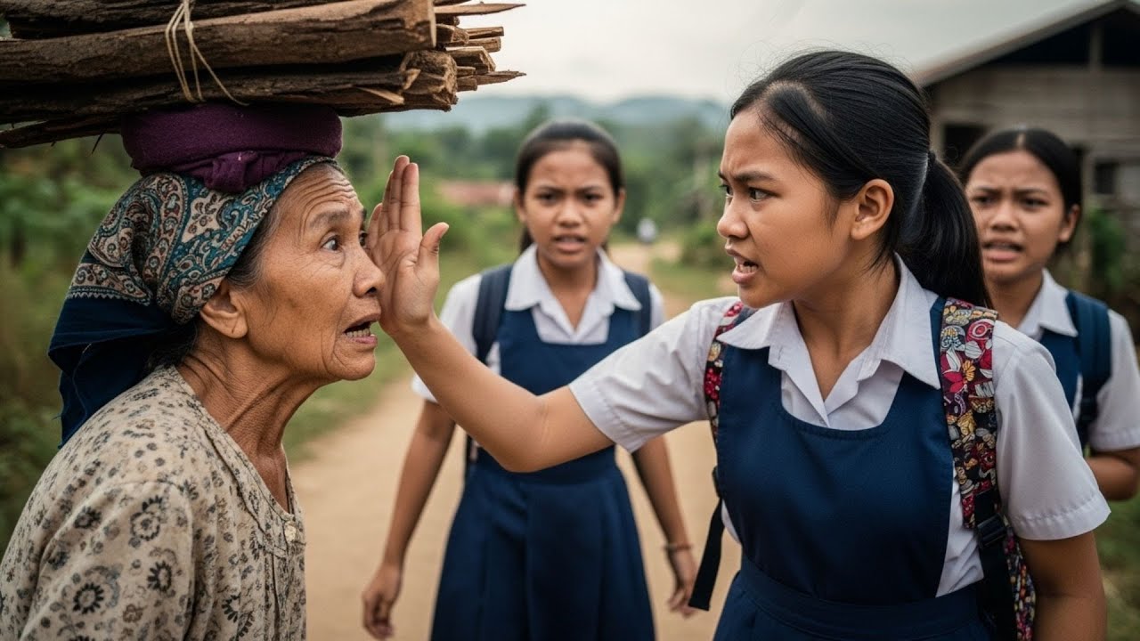 “Isang Bastos na Estudyante ang Sumampal sa Isang Matandang Babae—Pagkatapos ay Nalaman ang ”