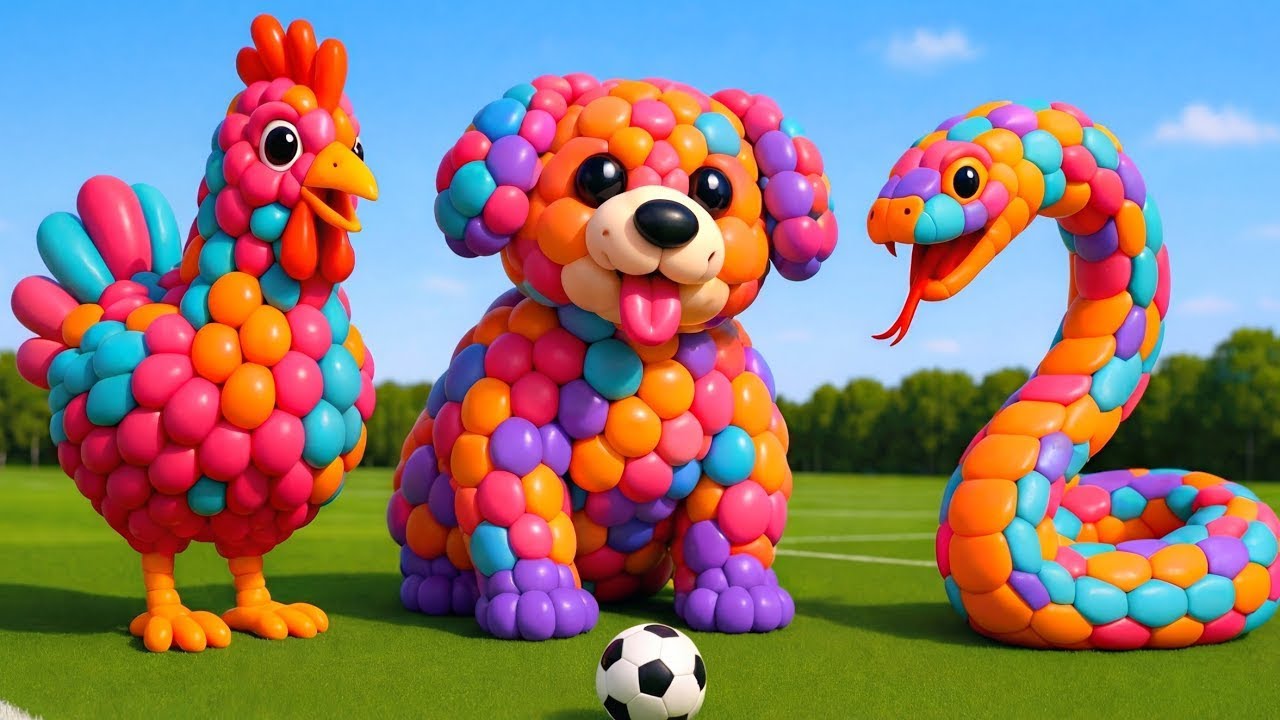 The mascot vibrato assistant hen placed on the football field is popular co-produced, creative 10