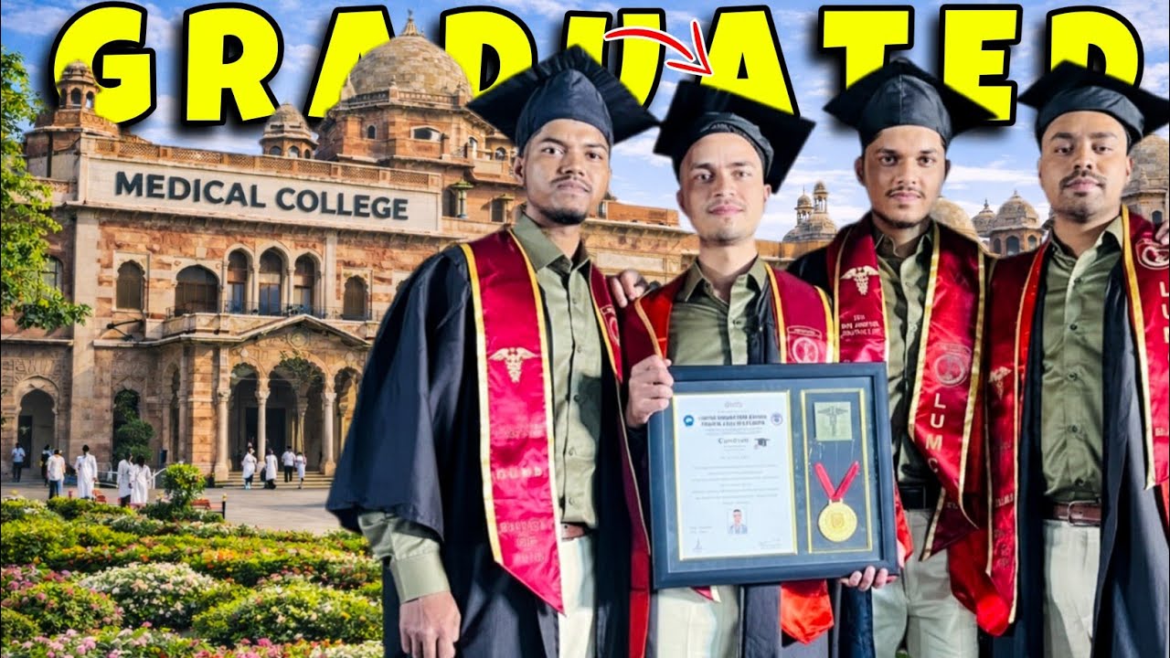 Finally Dr. 🥳 Graduation Day👨‍🎓⚕️