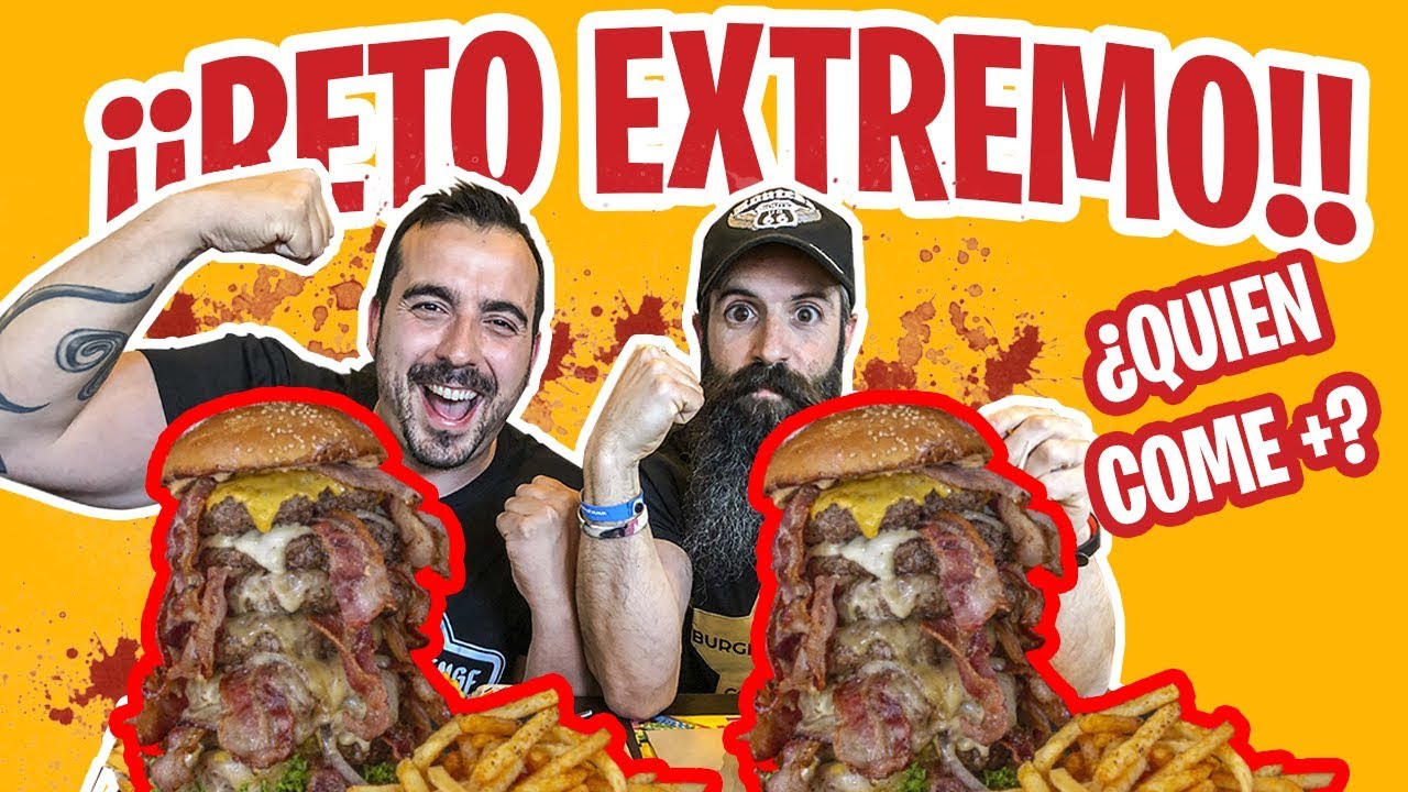 &iexcl;&iexcl;RETO EXTREMO de HAMBURGUESA GIGANTE!! Con Joe Burguer Challenge