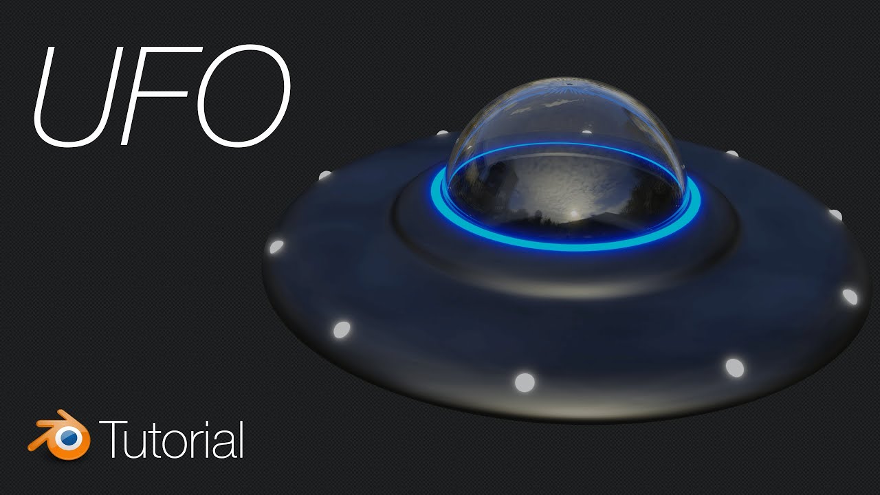 [2.83] Blender Tutorial: How to Make a UFO for Beginners