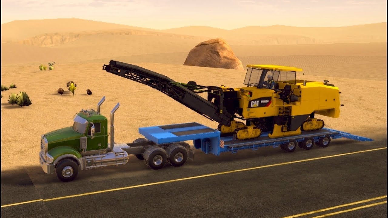 Construction Simulator 2 for Xbox One, PS4 and PC - Road Construction - CAT PM620