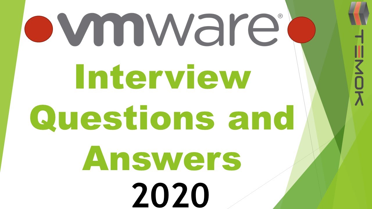 50+ VMware Interview Questions and Answers 2020 | Technical Question by Industry Experts