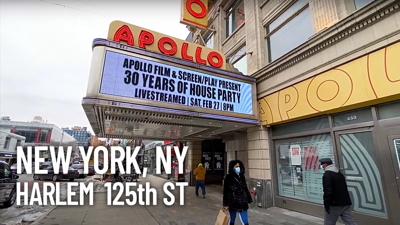 New York 125th Street, Harlem Walking Tour - MLK Jr. Blvd in Manhattan