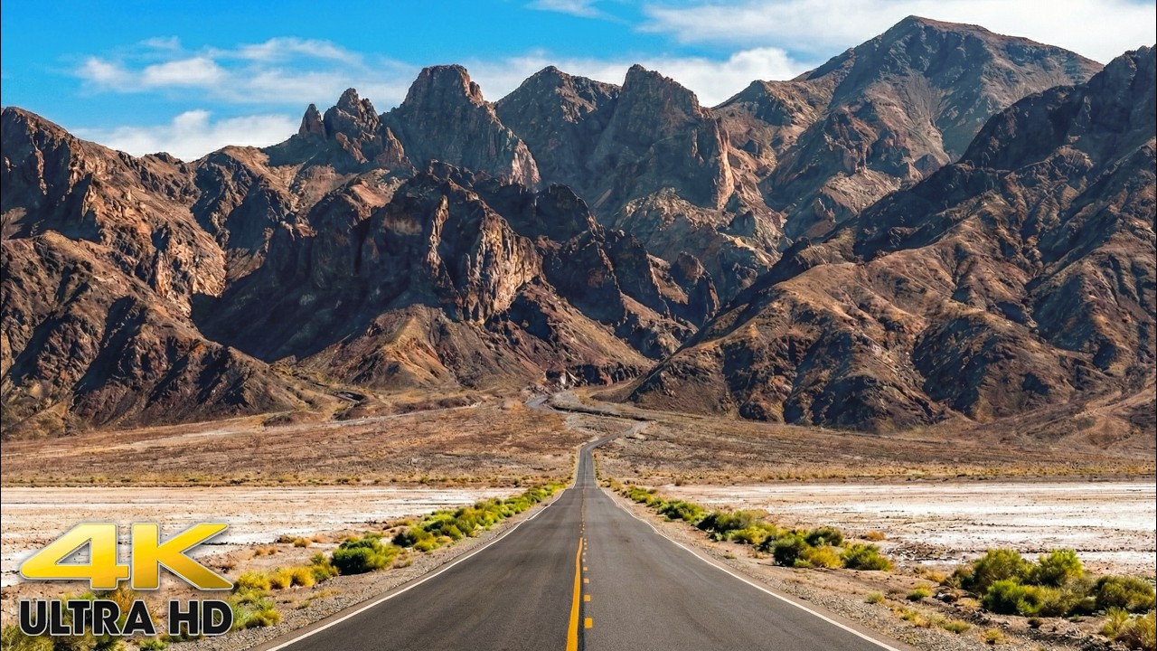 Crossing America's Most Extreme Desert - Death Valley in California 4K