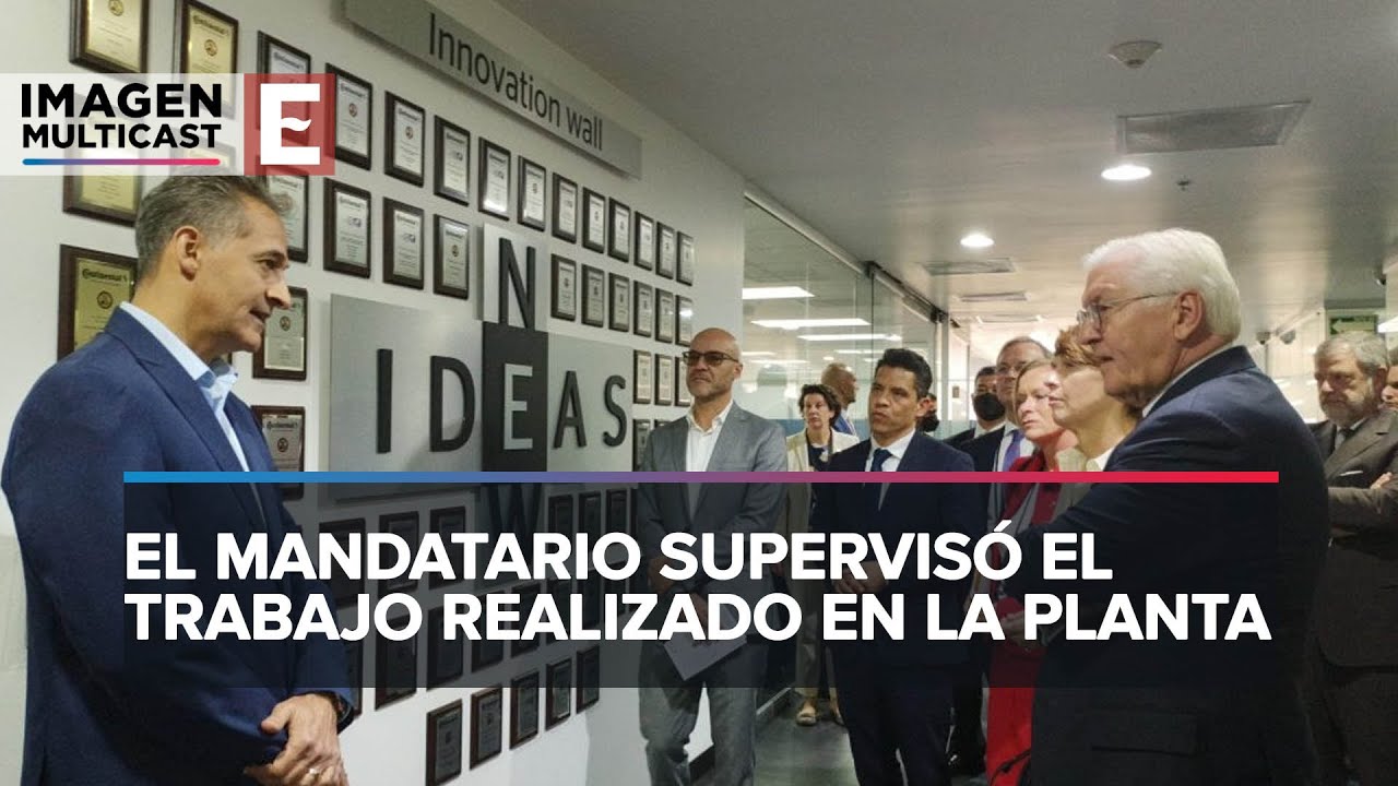 Presidente de Alemania visita instalaciones de Continental en Guadalajara
