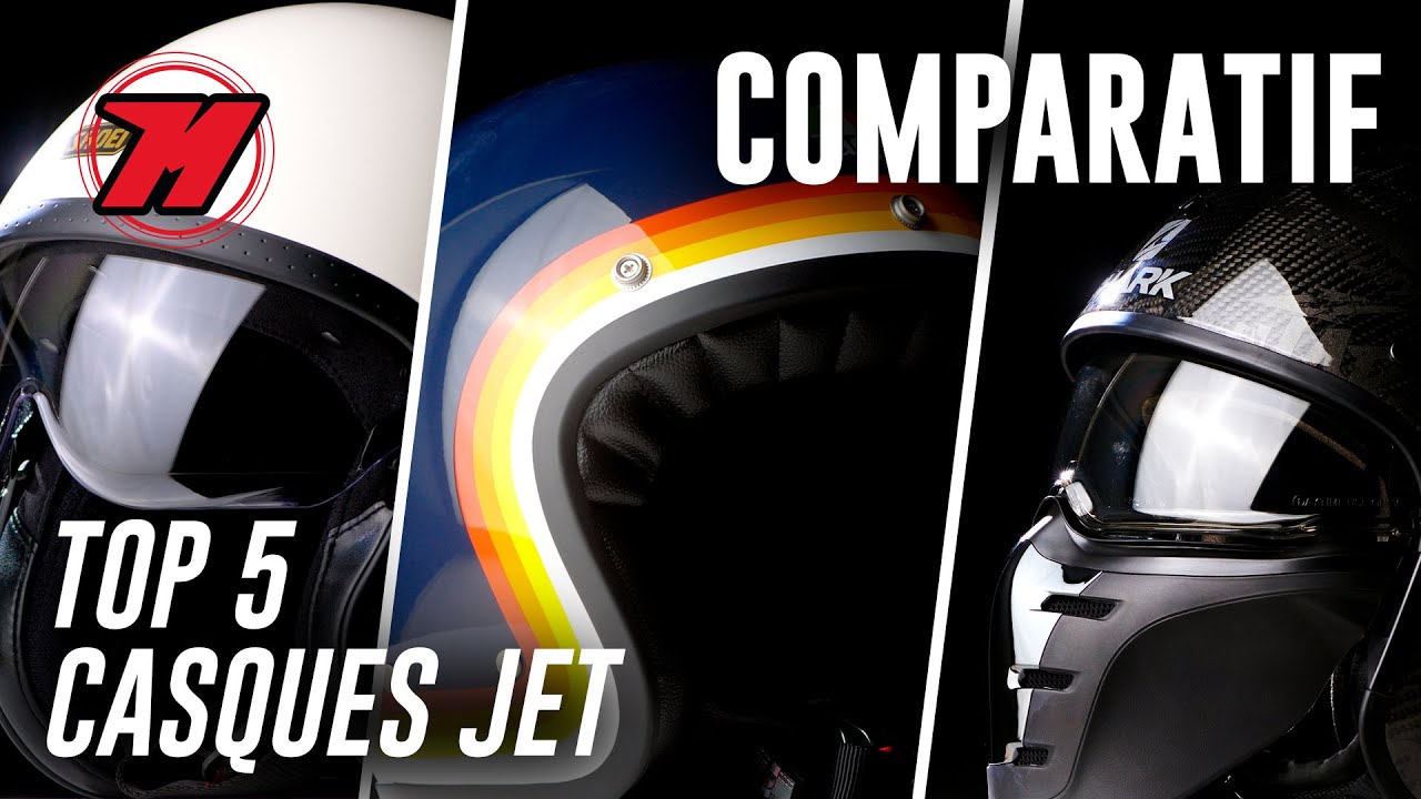 Quel CASQUE JET choisir ? TOP 5 MEILLEURS CASQUES DE MOTO JET !
