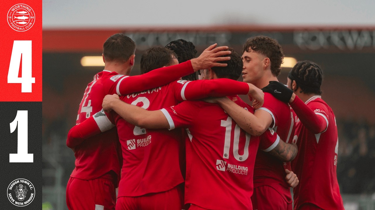 BACK TO WINNING WAYS 🙌 | Worthing FC 4-1 Slough Town