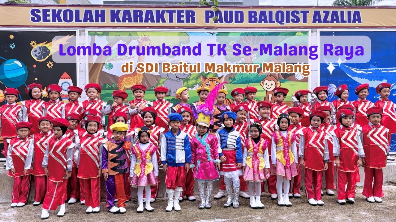 LOMBA DRUMBAND TK BALQIST AZALIA DI SDI BAITUL MAKMUR MALANG