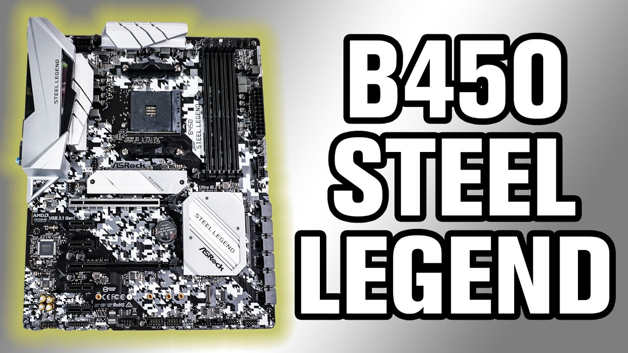 ASRock B450 Steel Legend Motherboard