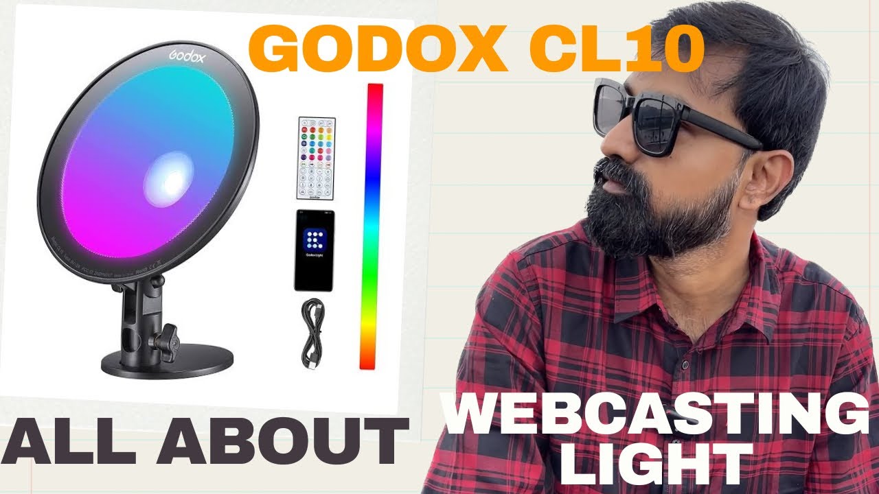 Godox CL10 Webcasting Ambient Light - Unboxing & Review