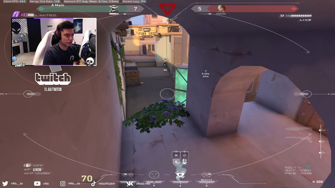 CYPHER ON SUNSET! LIQUID NATS PRO CYPHER VALORANT RANKED GAMEPLAY