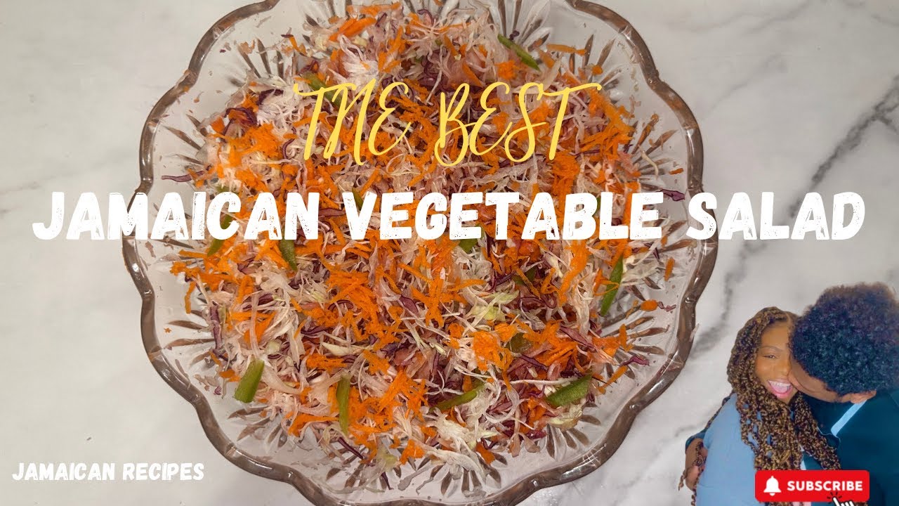 Jamaican Vegetable Salad | How to make Jamaican Cabbage and Carrot Salad