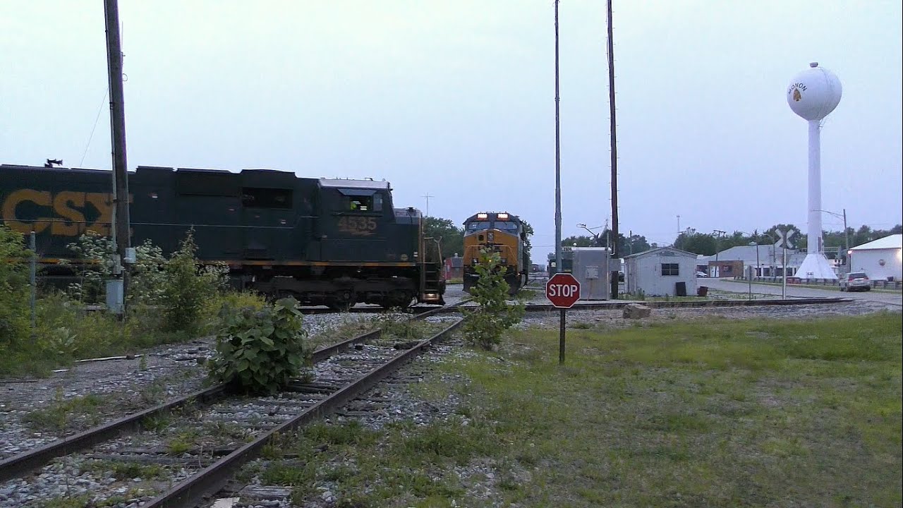 Monon, Indiana Interlocking (CSX L415 & CSX X642) + Four Meet w/ CSX D030 & CSX P050 + MoW Equipment