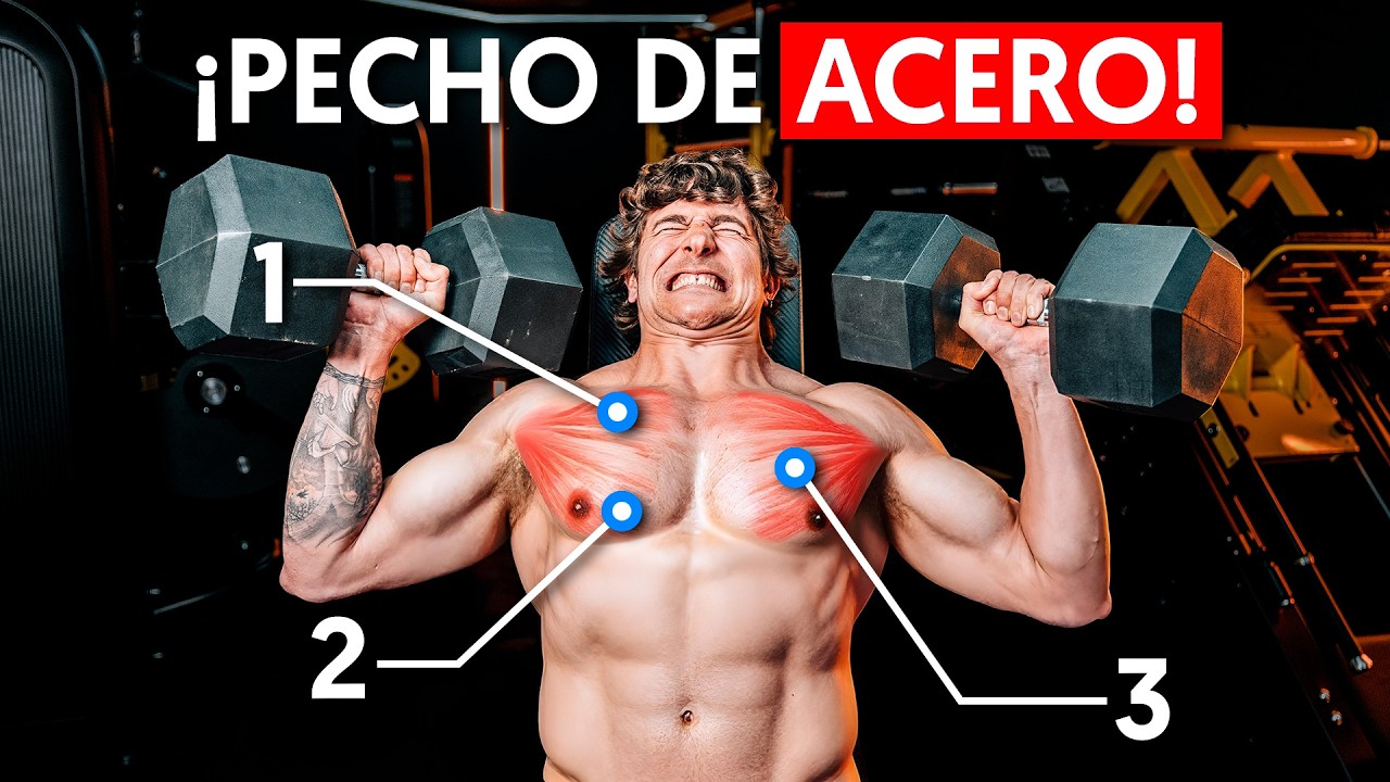 Los 3 únicos ejercicios que necesitas para crecer tu pecho