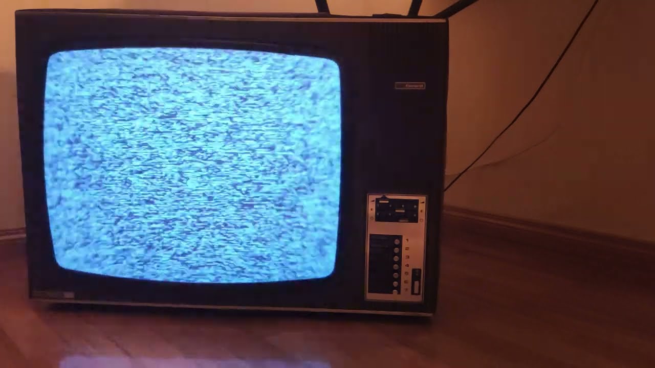 1970s Vintage B&W Nordmende TV